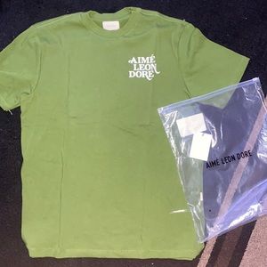 Amie Leon Dore Flocked Hunter Green T-Shirt